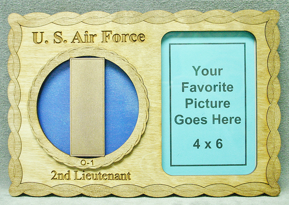 Air Force 1st Lieutenant Picture Frame